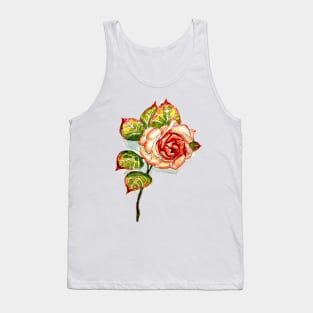 Watercolor Rose Tank Top